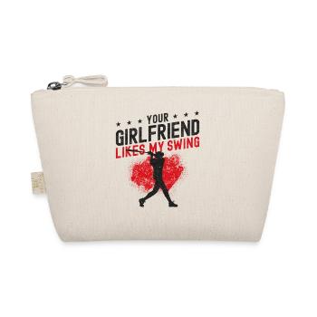 Baseball Fan Batter Vintage Your - Organic Pouch - nature - Front