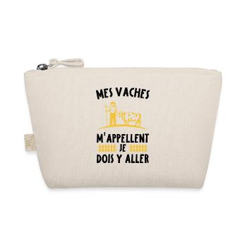 Mes vaches m'appellent, Agriculteur humour cadeau - Trousse biologique - nature - Devant