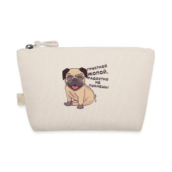 Citation très drôle dans Russian Dog Pug - Trousse biologique - nature - Devant