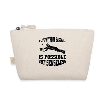 Baseball Baseball Game Gift Baseball Lover - Organic Pouch - nature - Front