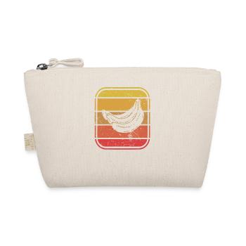 Banana Vegan Lover Retro Veggie Fruit Gift idea - Organic Pouch - nature - Front