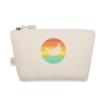 Banana Vegan Lover Retro Veggie Fruit Gift idea - Organic Pouch - nature - Front