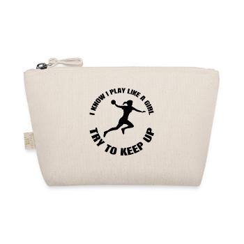 Handballeuse Joueuse de handball Joueuse de handball - Trousse biologique - nature - Devant