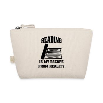 Reading Book Lovers Readers Books Gift Book - Organic Pouch - nature - Front