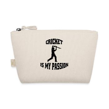 Kricket Spruch Kricketfan Team Cricket Geschenk - Bio-Täschchen - Natur - Vorne