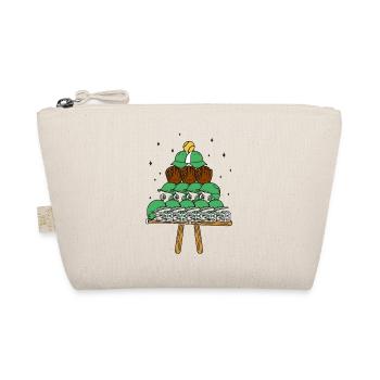 Baseball Fan Christmas Tree - Organic Pouch - nature - Front