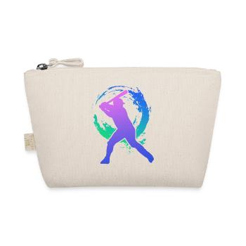 Baseball Fan Retro Vintage 80s 90s - Organic Pouch - nature - Front