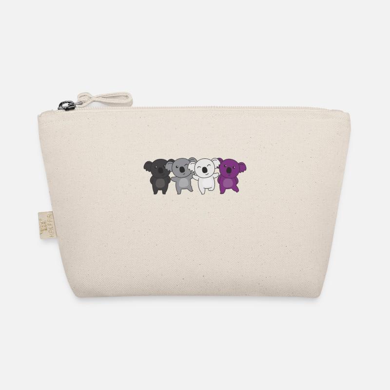 Asexual Flag Pride LGBTQ Doux Koala Trousse biologique