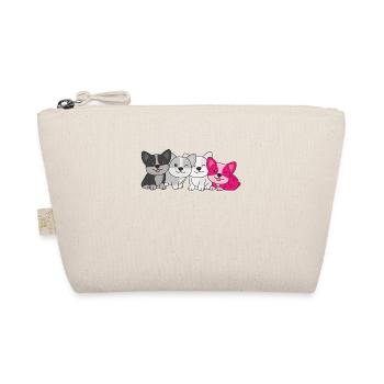 gynephilia Flag Corgi Pride LGBTQ cute dogs - Organic Pouch - nature - Front