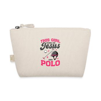 Polo Sports équestres Cette fille court sur Jésus et Polo - Trousse biologique - nature - Devant