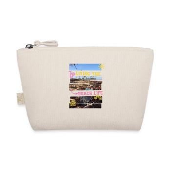 Sarcastic summer design garbage on the beach - Organic Pouch - nature - Front