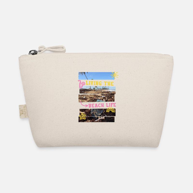 Sarkastisches Sommer Design Müll am Strand Bio-Täschchen