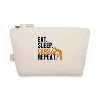 Eat Sleep Cars Repeat Mécanicien automobile - Trousse biologique - nature - Devant