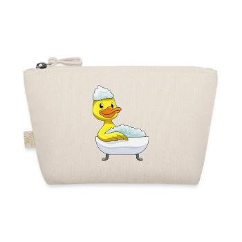 Ente Baden Badewanne - Bio-Täschchen - Natur - Vorne