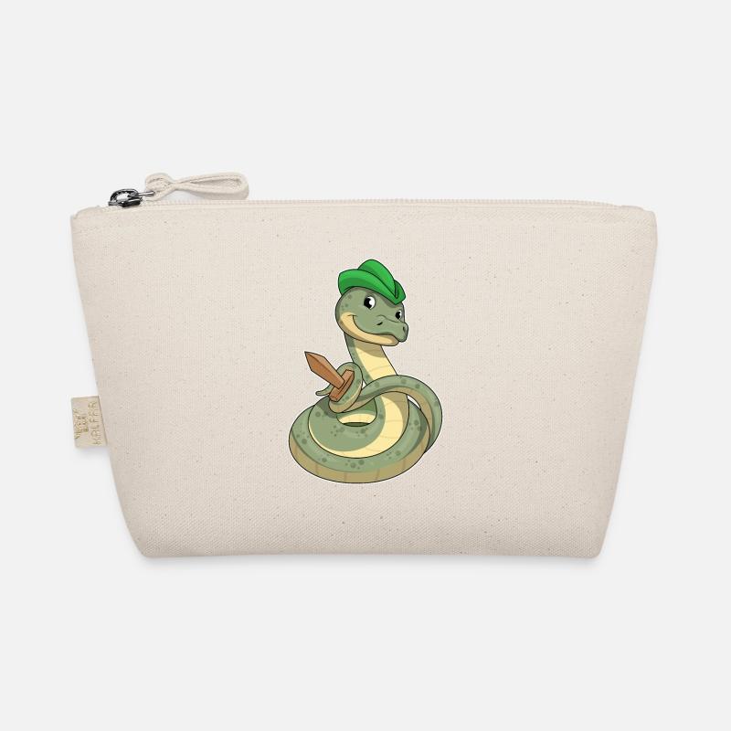 Snake with Sword Organic Pouch