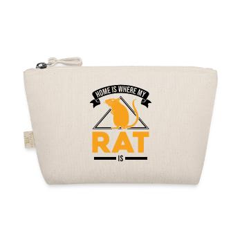 La maison est l’endroit où mon rat est ratte - Trousse biologique - nature - Devant