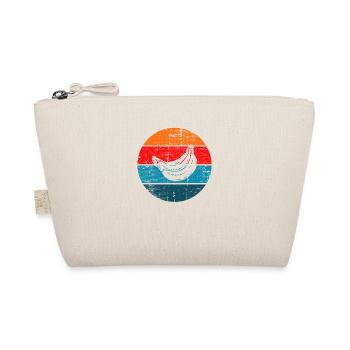 Banana Vegan Lover Retro Veggie Fruit Gift idea - Bio-Täschchen - Natur - Vorne