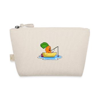 Carrot Angler Fishing Rod Fishing - Organic Pouch - nature - Front