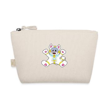 Cat Astronaut Space - Organic Pouch - nature - Front