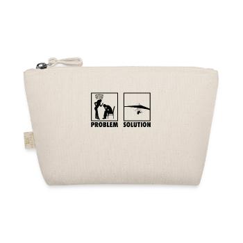 Paragliding Paragliders Statement Problem - Organic Pouch - nature - Front