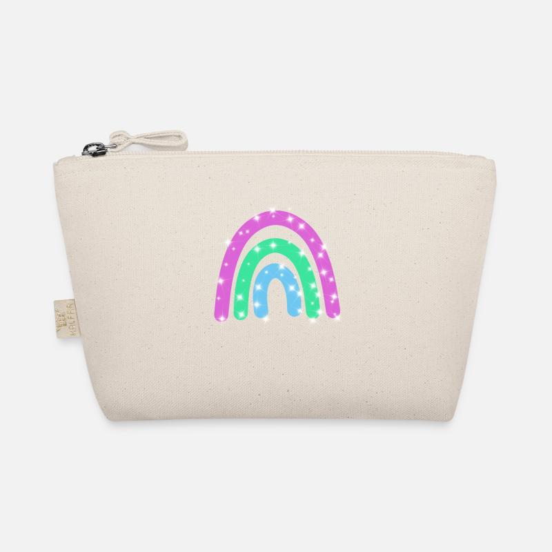 Polysexual Glitter Rainbow Organic Pouch