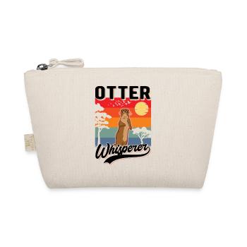 Otter Flüsterer Otter Whisperer Seeotter - Bio-Täschchen - Natur - Vorne