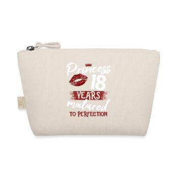 18 ans fille 18 bday Princesse 18 anniversaire - Trousse biologique - nature - Devant