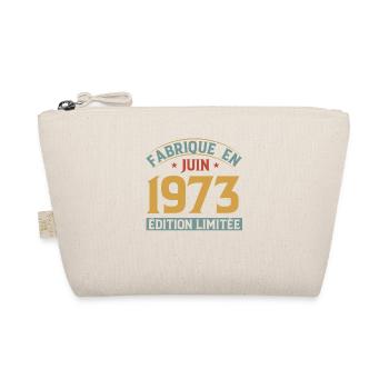 Fabriqué En Juin 1973 Anniversaire Cadeau Vintage - Trousse biologique - nature - Devant