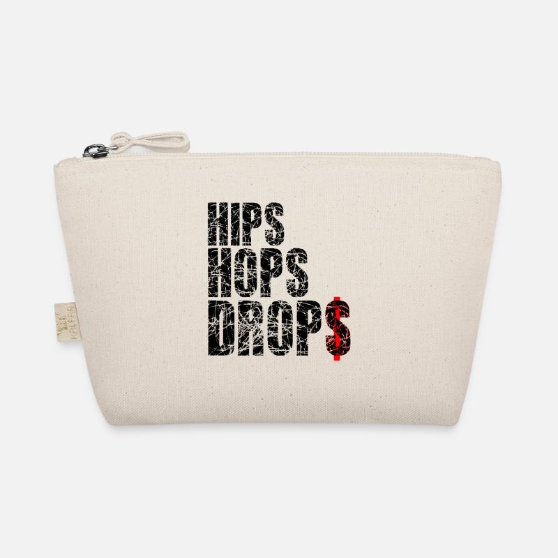hips hops drops black Bio-Täschchen