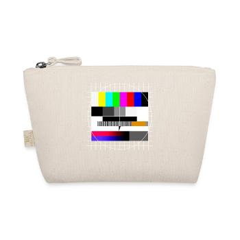 TV Test Image 90s Party 80s Retro 90s - Organic Pouch - nature - Front