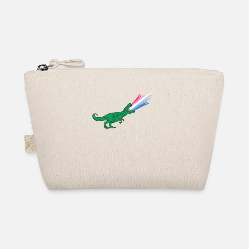 LGBTQ Bigender Flag - Dinosaurier Bio-Täschchen