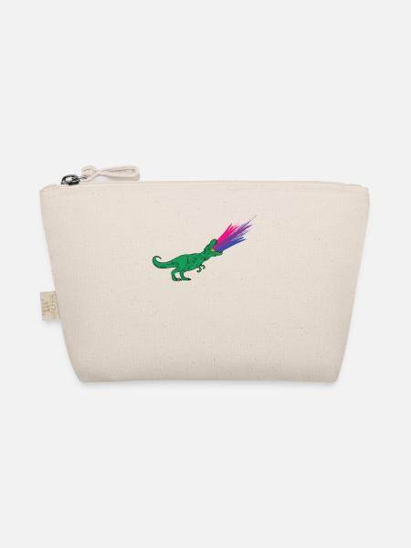 LGBTQ Bisexuelle Flagge - Dinosaurier - Bio-Täschchen - Natur