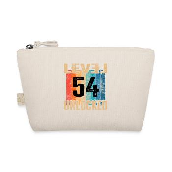 Anniversaire Joyeux anniversaire Niveau débloqué 54 ans - Trousse biologique - nature - Devant