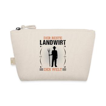 Landwirt Bauer Beruf Landwirtschaft Geschenk - Bio-Täschchen - Natur - Vorne