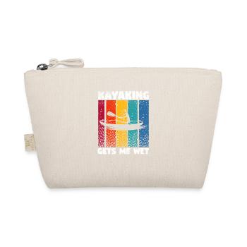 Kayaking makes me wet Funny Kayak Wild - Organic Pouch - nature - Front