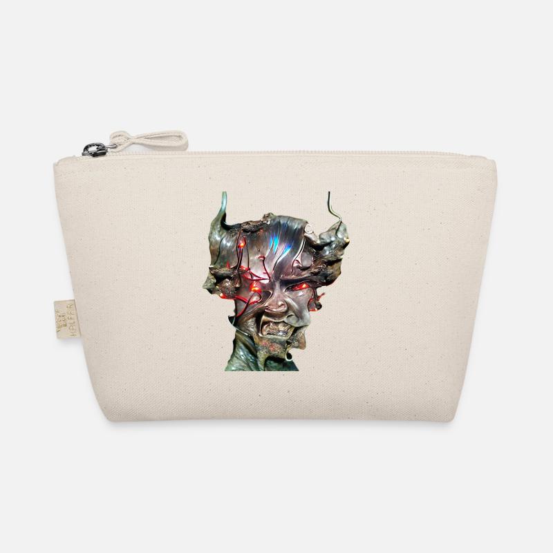 Cyber Demon Face Organic Pouch