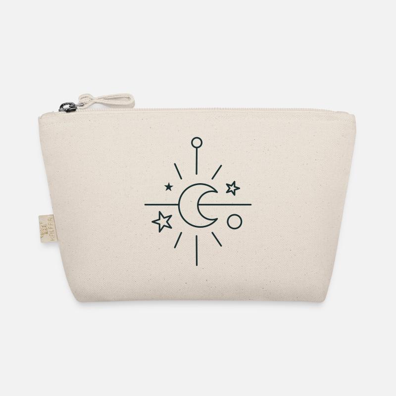 BOHO Central crescent moon Organic Pouch