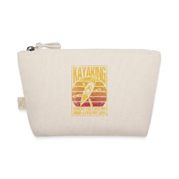 Kayaking Where I Lose My Mind Funny - Organic Pouch - nature - Front