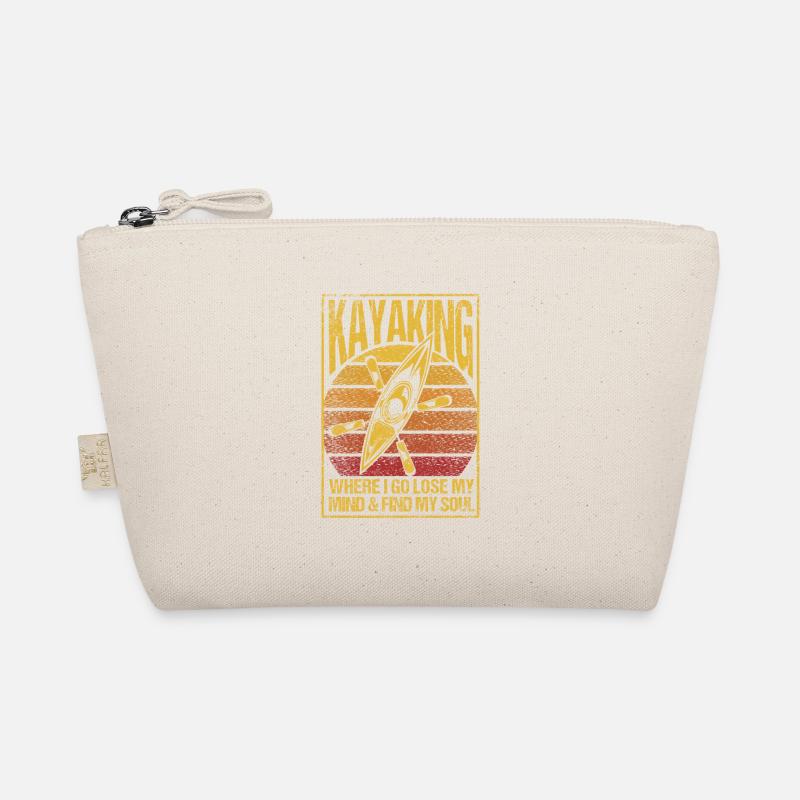 Kayaking Where I Lose My Mind Funny Organic Pouch