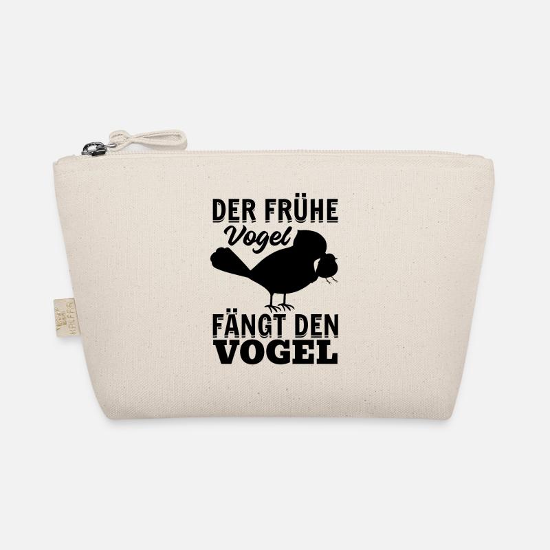 Frühaufsteher I Der Frühe Vogel Fängt Den Vogel Bio-Täschchen