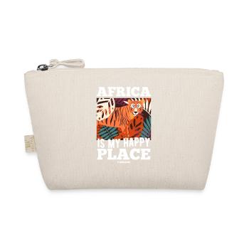 Africa Is My Happy Place - Bio-Täschchen - Natur - Vorne