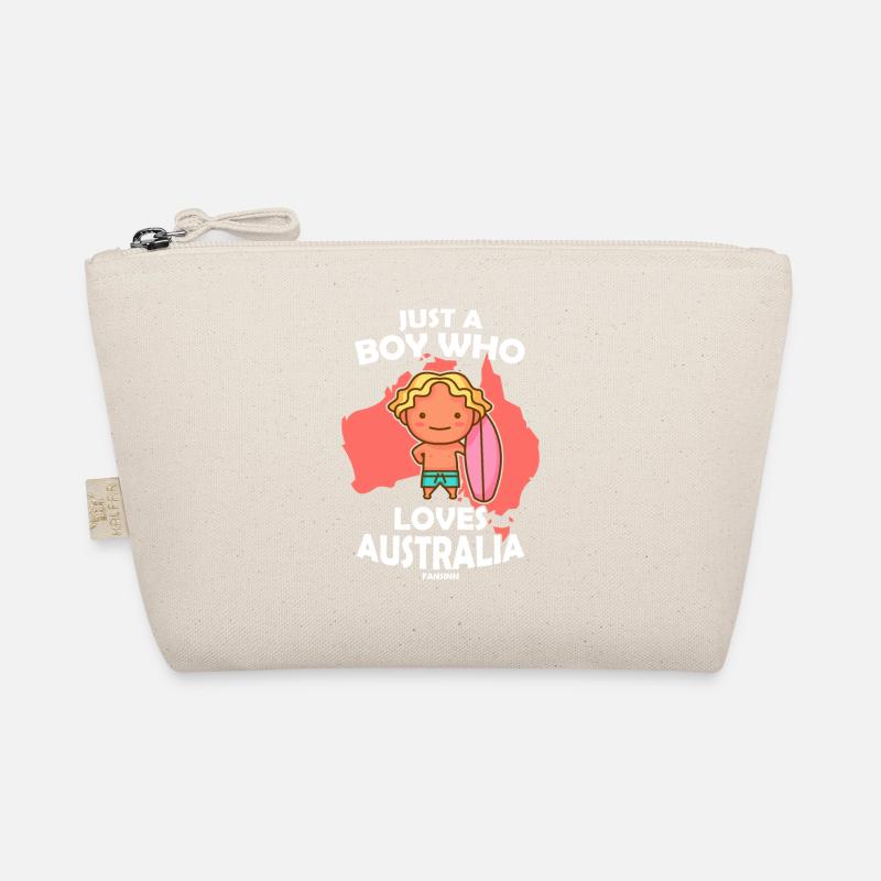 Just A Boy Who Loves Australia Organic Pouch