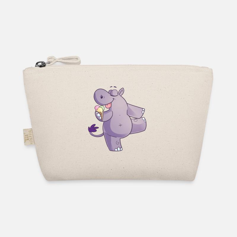 Maskotti Inge Nilpferd Yoga3 Bio-Täschchen