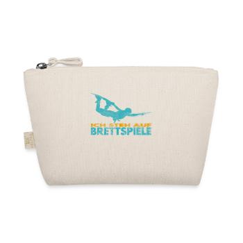 Ich steh auf Brettspiele. Wakeboard Lifestyle - Bio-Täschchen - Natur - Vorne