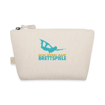 Ich steh auf Brettspiele. Wakeboard Lifestyle - Bio-Täschchen - Natur - Vorne