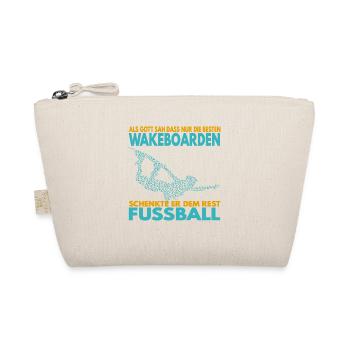 Als Gott sah, dass nur die besten Wakeboarden .. - Bio-Täschchen - Natur - Vorne