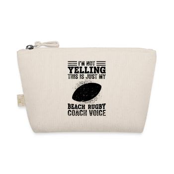 I Don't Scream - Beach Rugby Coach - Organic Pouch - nature - Front