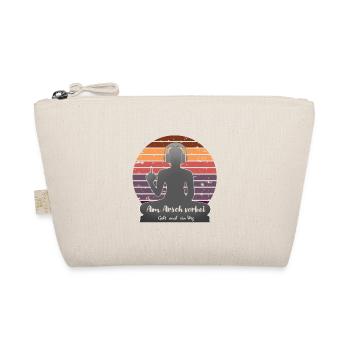 Yoga Méditation Bouddha Vintage Sunset Gift T-Shirt - Trousse biologique - nature - Devant