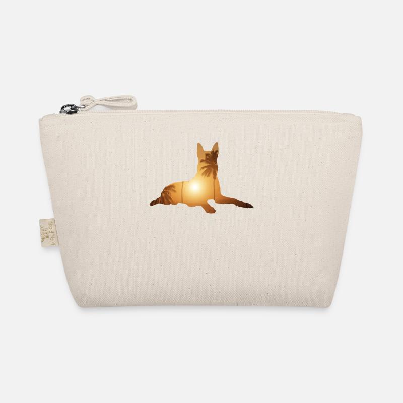 Summer beach - Belgian shepherd Organic Pouch