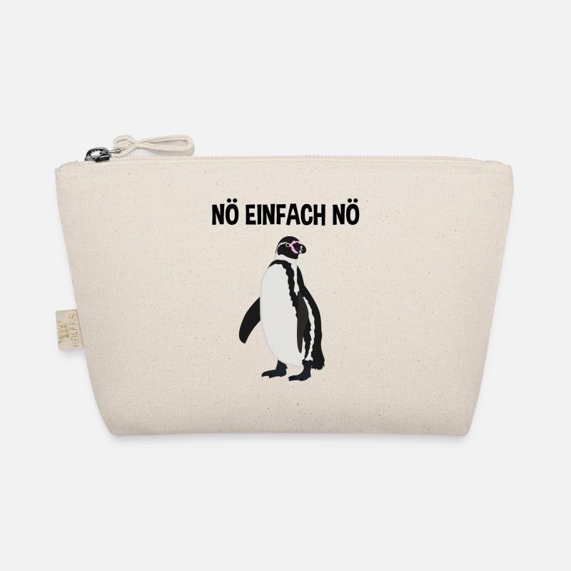Pinguin Nö Einfach Nö Lustiger Spruch Geschenk Bio-Täschchen